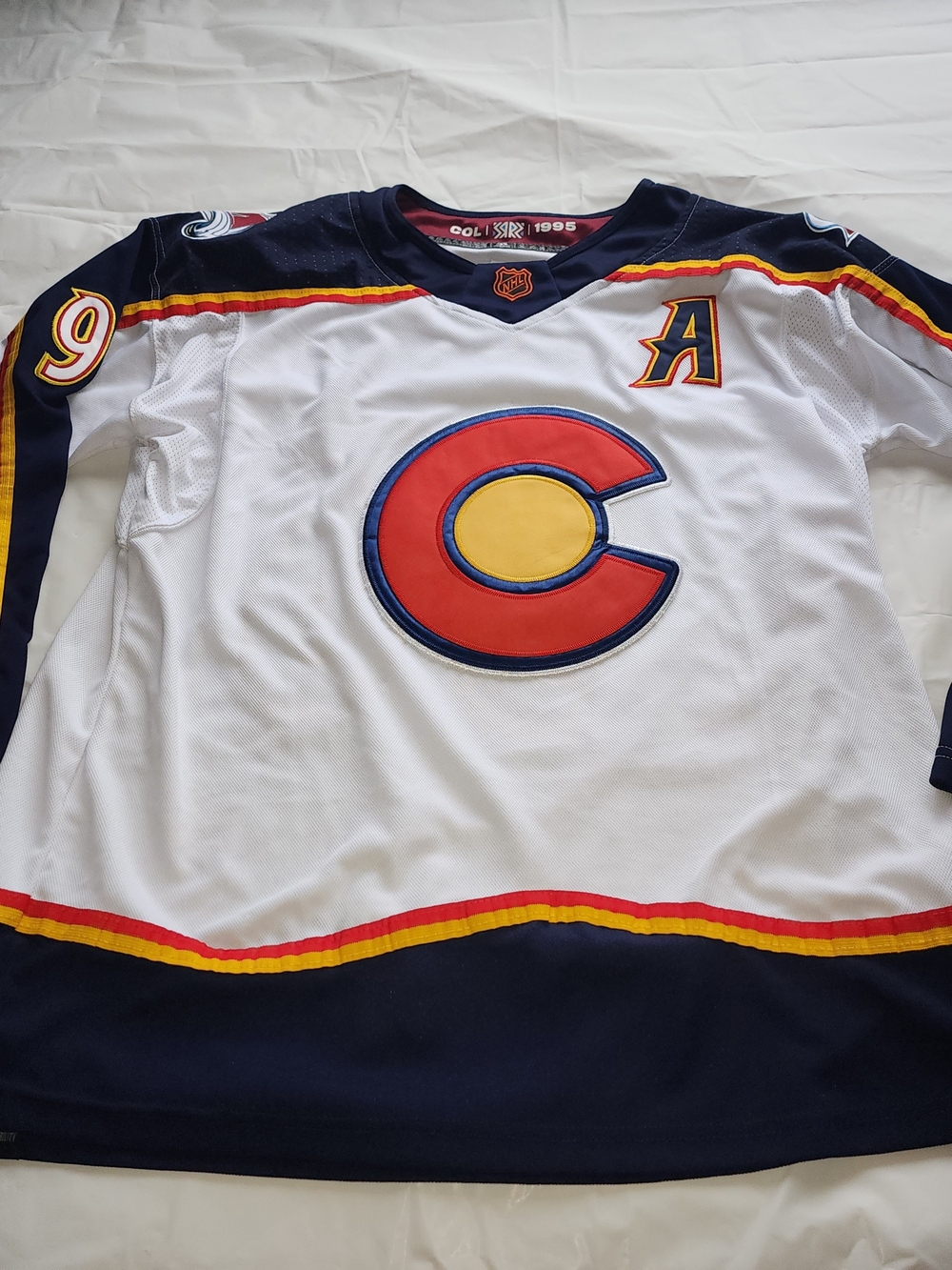 ADIDAS COLORADO AVALANCHE MIKKO RENTANEN #96 REVERSE RETRO 2.0 JERSEY WHITE Z 56